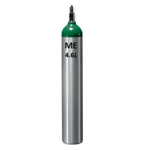 WINNER 4.6L ALUMINIUM CYLINDER C/W CGA870 0.7M3 MEDICAL OXYGEN GAS SIZE E